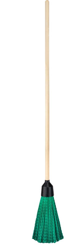 картинка Метла, 120 см, с деревянным черенком, круглая, Vega, 360675 от магазина Альфанит в Кунгуре