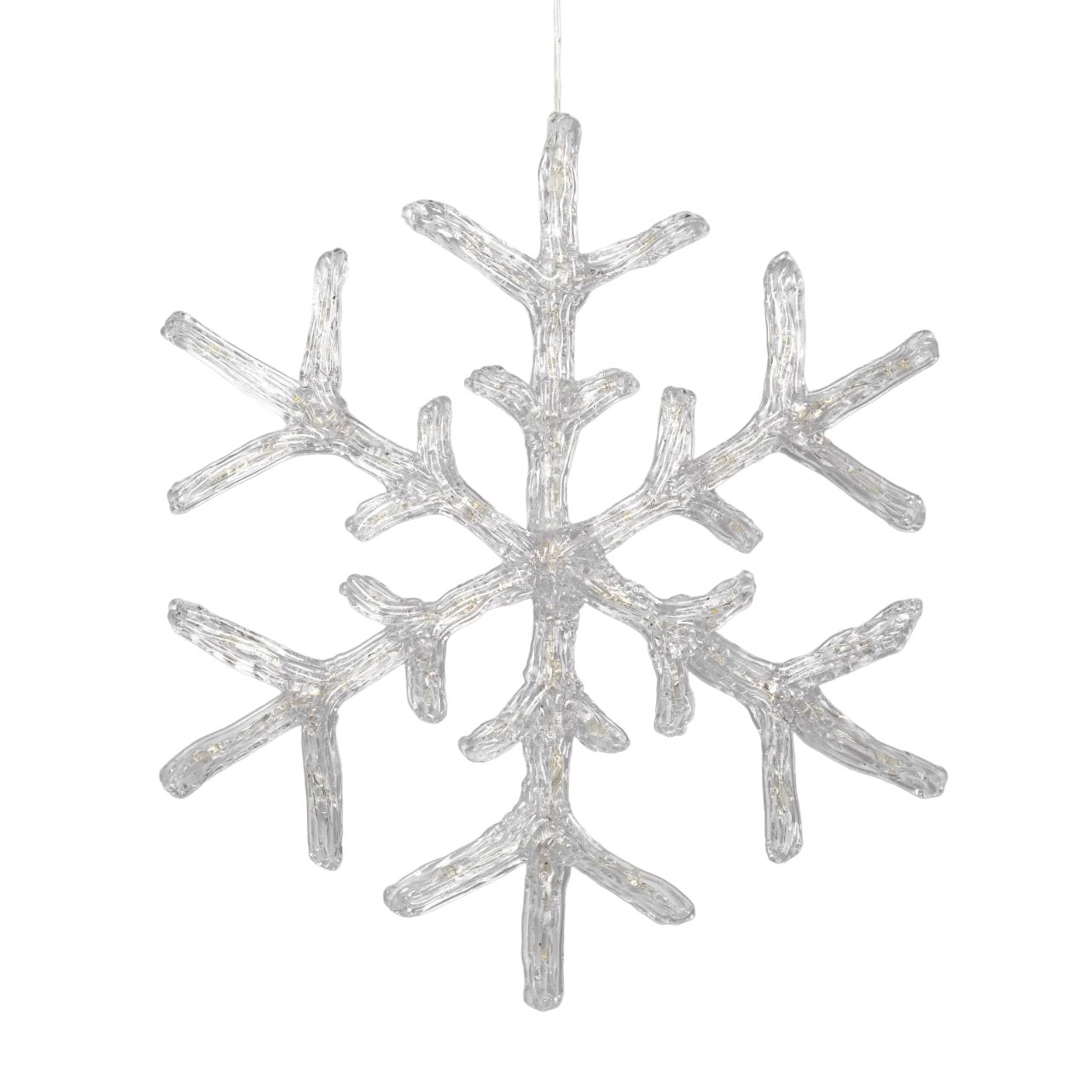 картинка Электропланшет, 39 см, теплый белый, 50 LED, 220V, "Снежинка", 5060092 от магазина Альфанит в Кунгуре