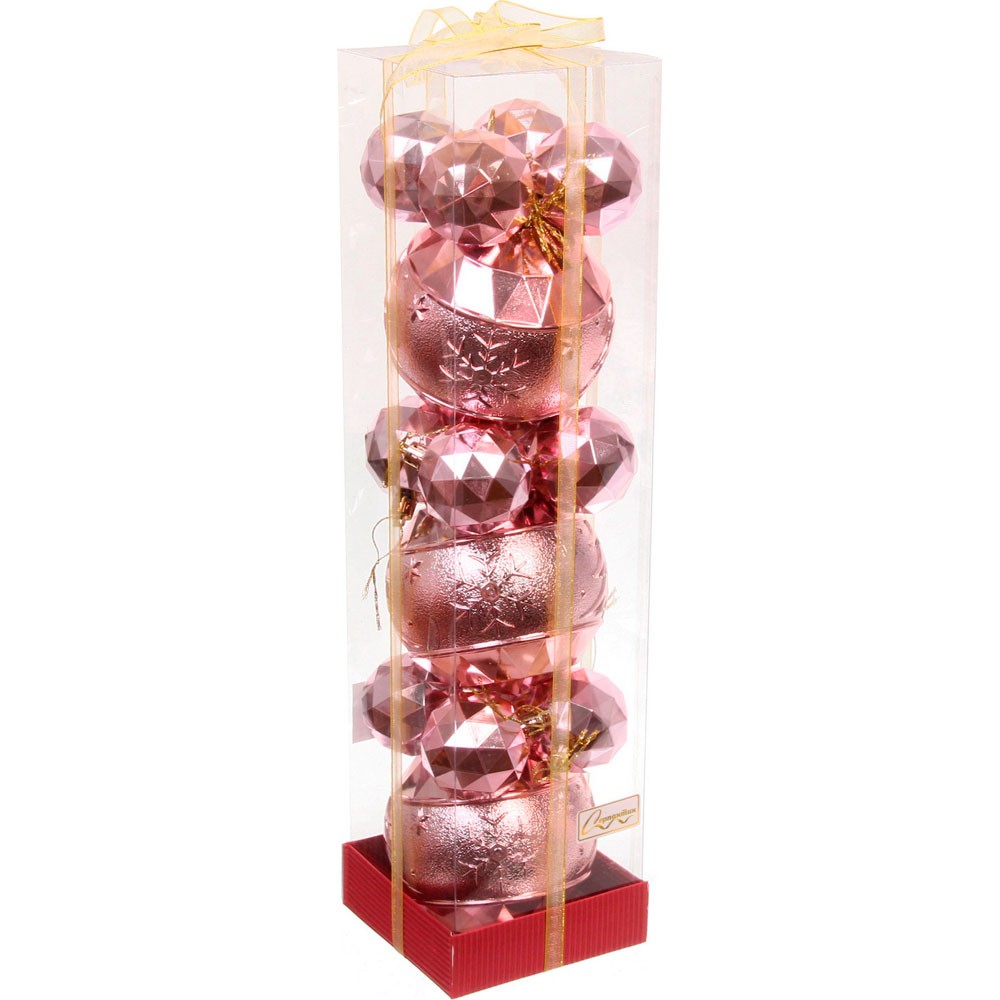 картинка Набор шаров, 15 шт, 10 см + 5 см, пластик, розовое золото, "Miracle", Серпантин, 201-3143, 11460735 от магазина Альфанит в Кунгуре