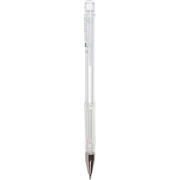 картинка Ручка гелевая, 0,8 мм, белая, корп. прозрачный, "Moonlight", deVente, 5051012 от магазина Альфанит в Кунгуре