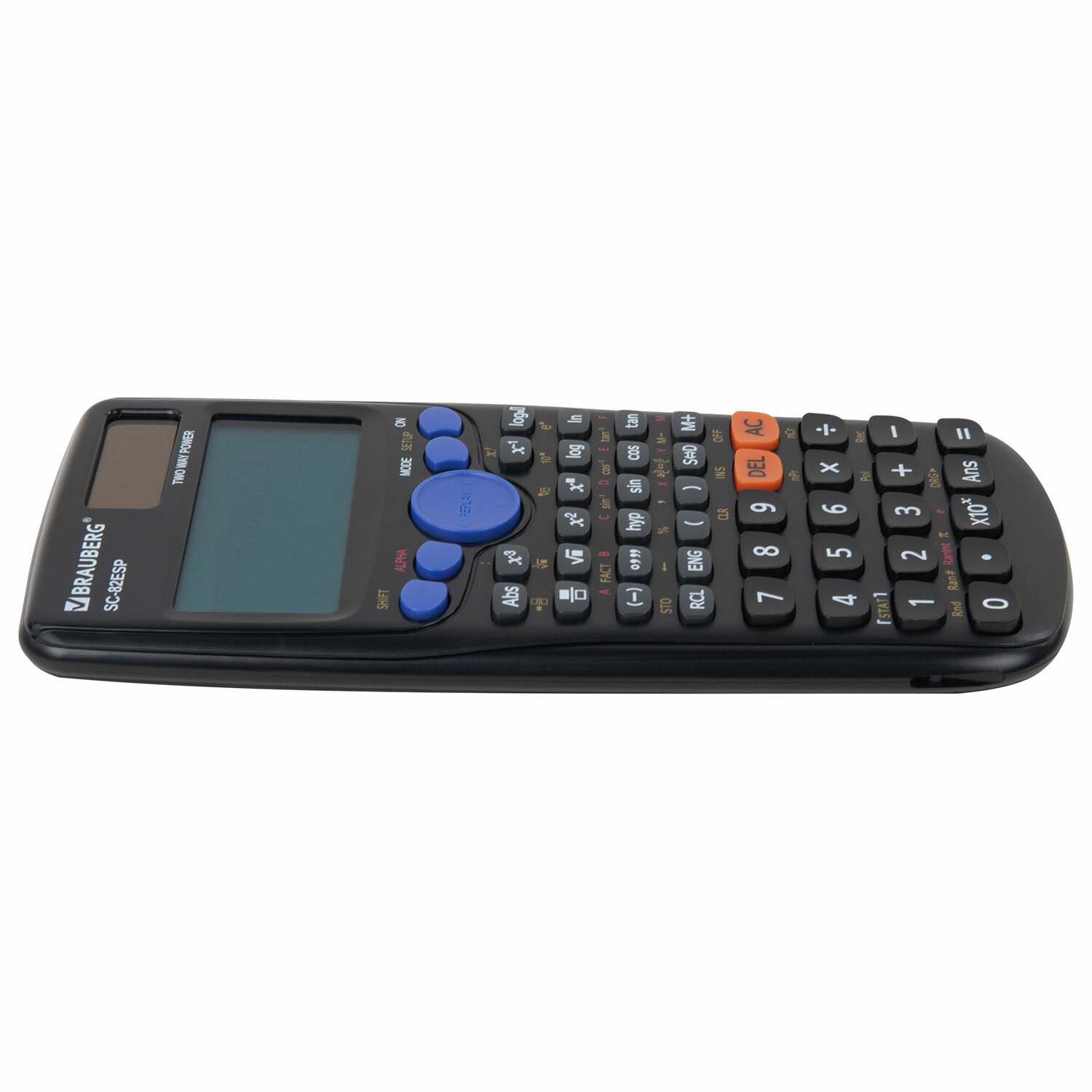 картинка Калькулятор инженерный, 12 разрядов, 16,5*8,4 см, двойное питание, 252 функции, "SC-82ESP", BRAUBERG, 271723 от магазина Альфанит в Кунгуре