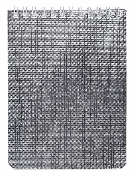 картинка Блокнот, А6, 40 л, клетка, на спирали, "Metallic серебро", Hatber, 40Б6бвВ1гр 059257 от магазина Альфанит в Кунгуре