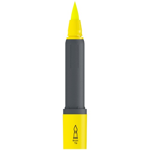 картинка Текстовыделитель, 1-6 мм, кисть, желтый, "Textline HL470", Berlingo, T4517 от магазина Альфанит в Кунгуре