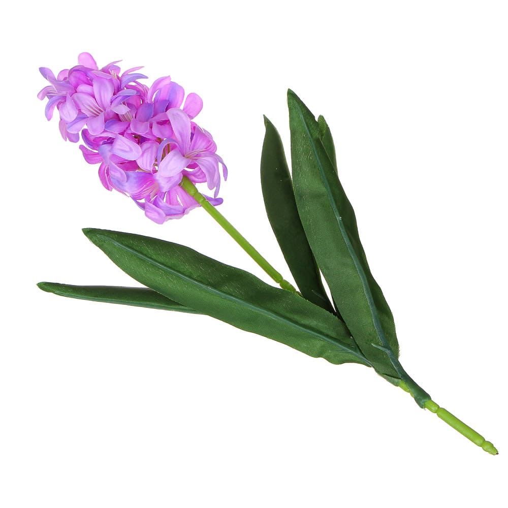 картинка Цветок искусственный 1 шт, 40 см, полиэстер, ассорти, "Гиацинт", 409-042 от магазина Альфанит в Кунгуре