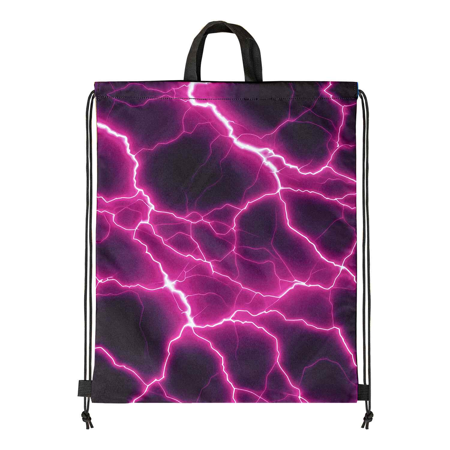 картинка Мешок для обуви, 1 отдел, 51*41 см, с ручкой, "Lightning", BRAUBERG, 272400 от магазина Альфанит в Кунгуре