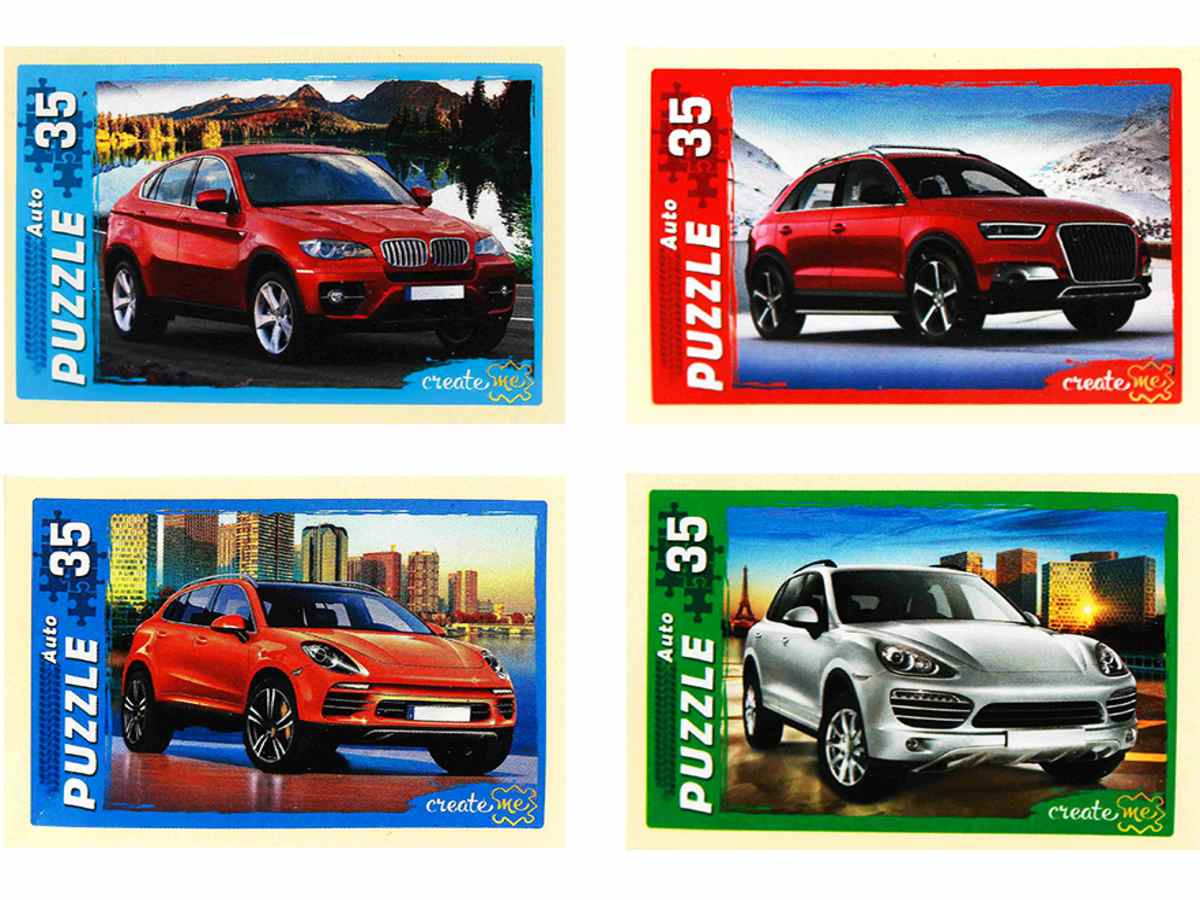 картинка Пазл 35 эл., "Самые лучшие машины", Рыжий кот, П35-3253 от магазина Альфанит в Кунгуре