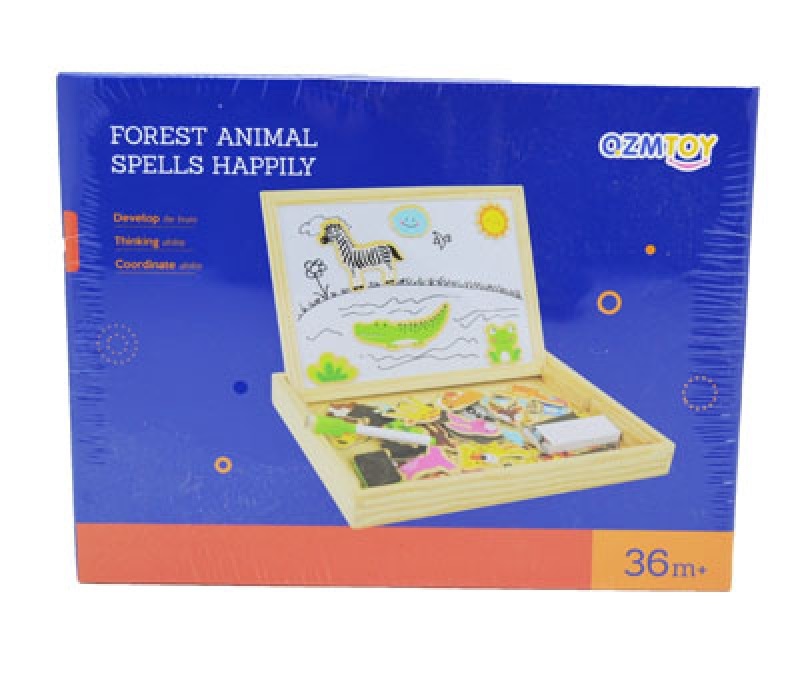 картинка Игра магнитная, "Forest animal, spells happily", O.ZMTOY, 0607 от магазина Альфанит в Кунгуре