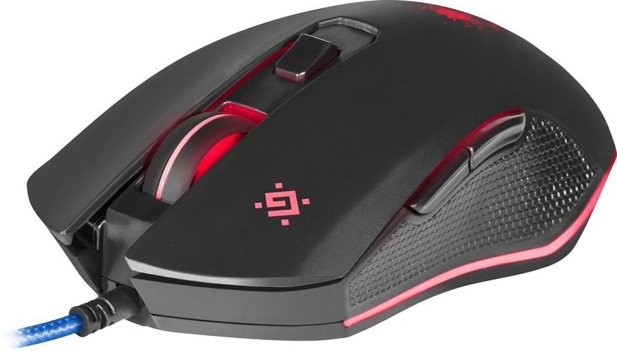 картинка Комплект проводной (клавиатура + мышь + гарнитура + коврик) игровой Defender Singularity MKP-118, USB, черный, 52118 от магазина Альфанит в Кунгуре
