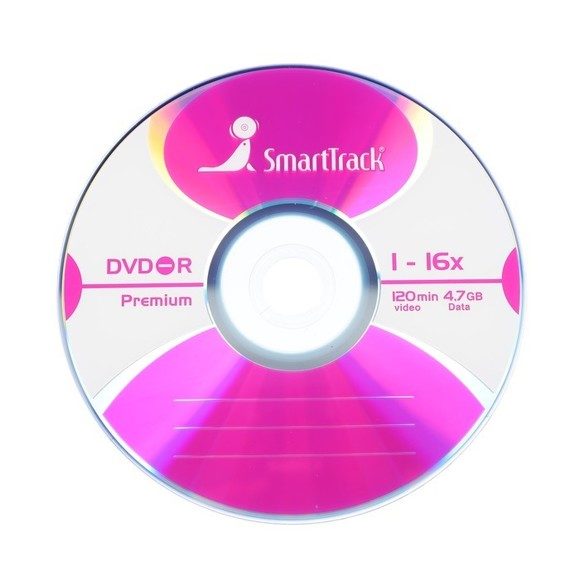 картинка Диск DVD-R SmartTrack, 1 шт, 1-16x, 4.7 Gb, конверт, ST000778 от магазина Альфанит в Кунгуре