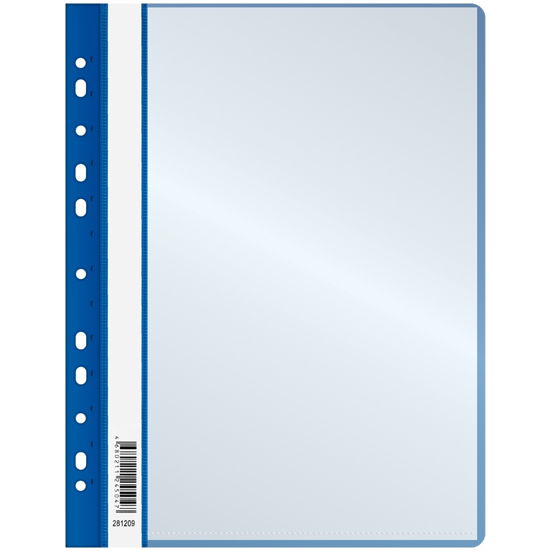 картинка Папка 10 файлов, А4, 160 мкм, синий, с перфорацией, OfficeSpace, 281209 от магазина Альфанит в Кунгуре