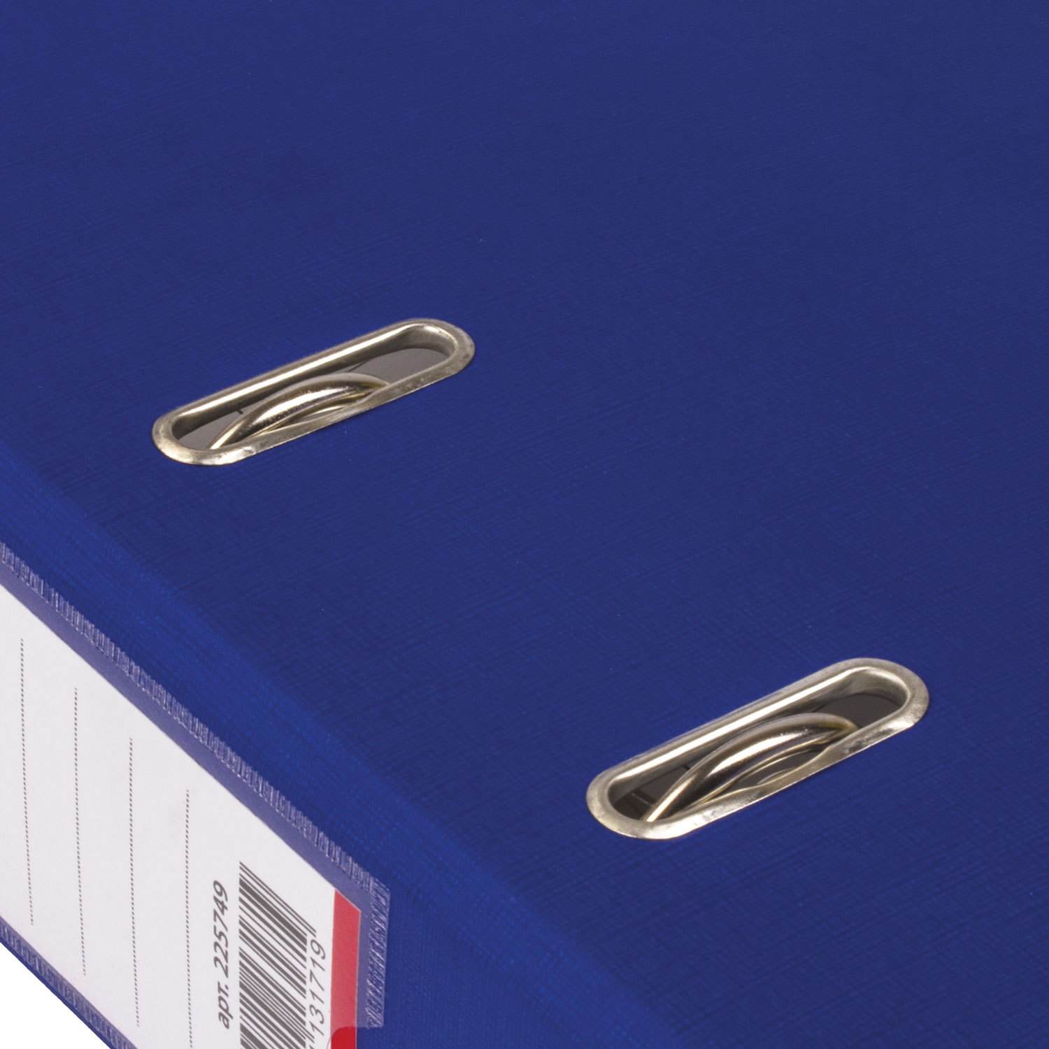картинка Папка-регистратор, А4, корешок 75 мм, до 500 л, бумвинил, синий, с карманом, ОФИСМАГ, 225749 от магазина Альфанит в Кунгуре