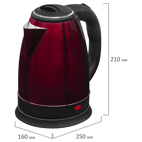 картинка Чайник SONNEN KT-118C, 1,8 л, 1500 Вт, закрытый нагревательный элемент, кофейный, 452928 от магазина Альфанит в Кунгуре
