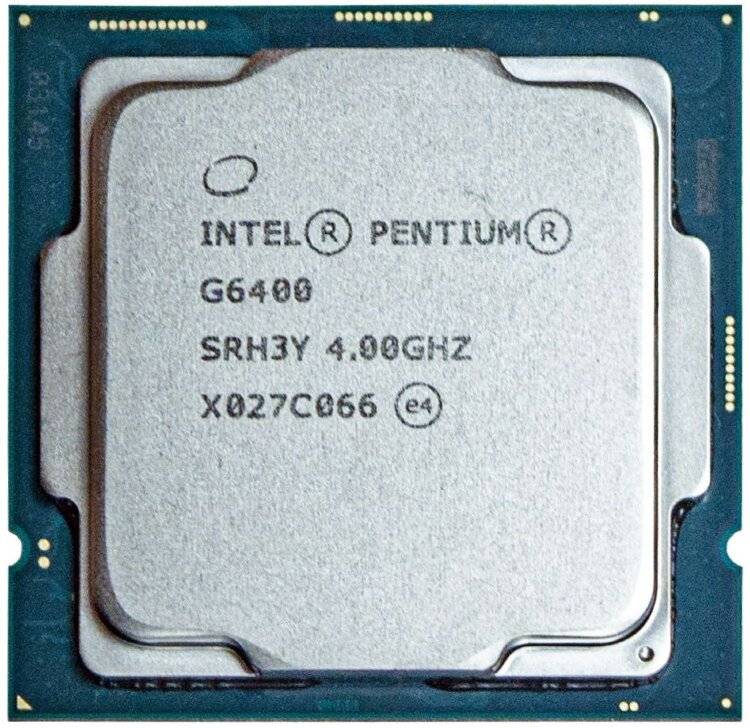 картинка Процессор s1200 Intel Pentium G6400 (4.0 GHz, 4Мb) oem от магазина Альфанит в Кунгуре