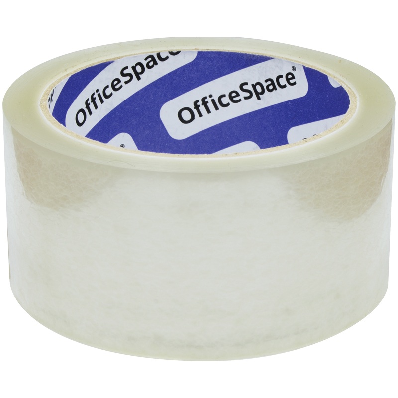 картинка Скотч канцелярский прозрачный, 48мм*66м, d.m. 40 мкм, OfficeSpace, КЛ_17449 от магазина Альфанит в Кунгуре