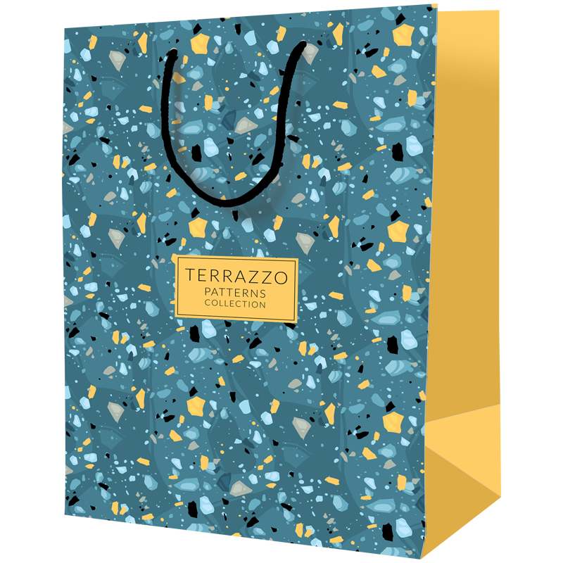 картинка Пакет подарочный, 32*26*12 см, ручка-шнур, бумага ламинированная, "Terrazzo", ArtSpace, Cl_39912 от магазина Альфанит в Кунгуре