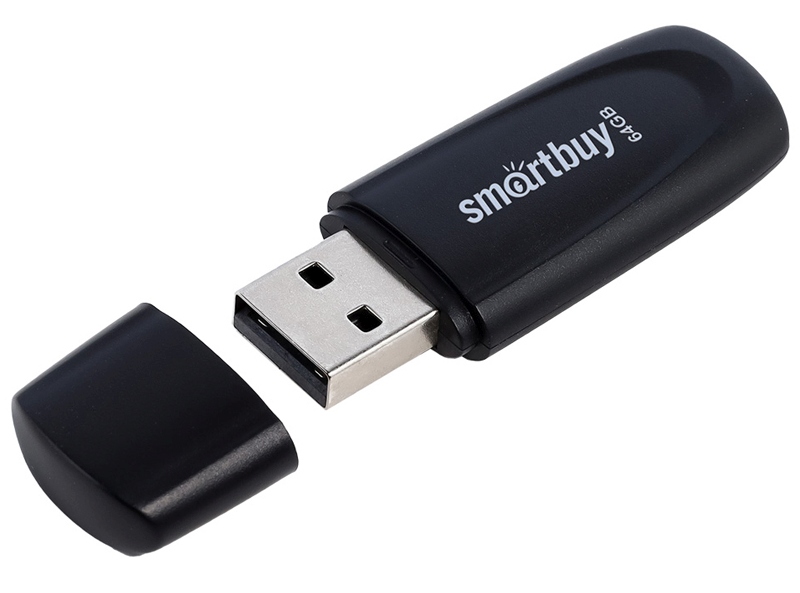 картинка Флеш-диск SmartBuy 64 GB, Scout, черный, SB064GB2SCK от магазина Альфанит в Кунгуре