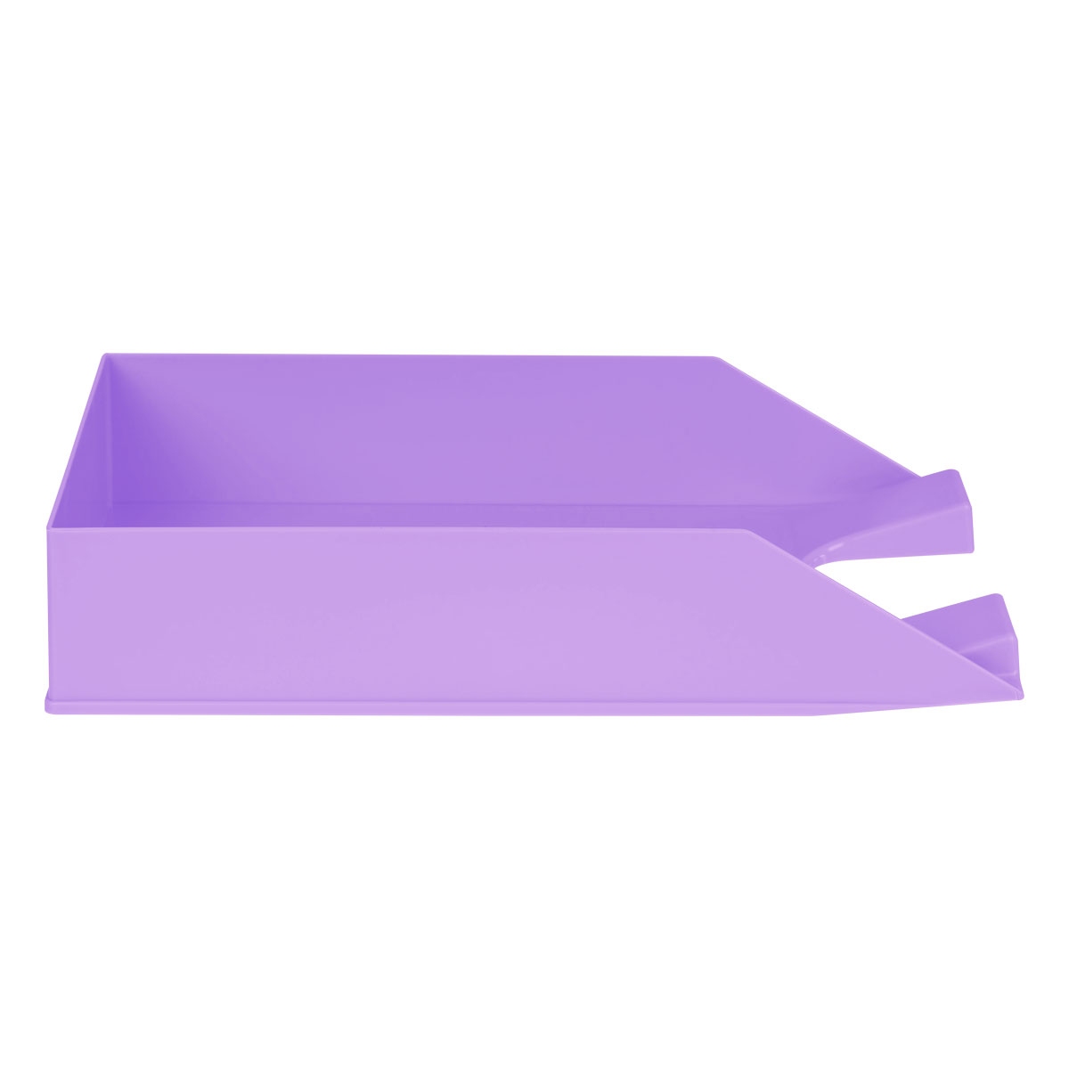 картинка Лоток для бумаг горизонтальный 1 отдел, пластик, фиолетовый, "Фаворит", СТАММ, ЛТГ-31281 от магазина Альфанит в Кунгуре