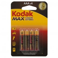 картинка Батарейки ААА, 4*BI, Kodak Max, K3A-4 от магазина Альфанит в Кунгуре