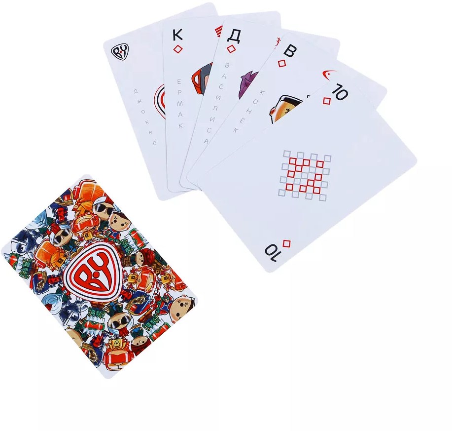 картинка Игральные карты, 1 колода, 54 карты, BY, 897-093 от магазина Альфанит в Кунгуре