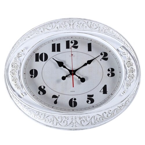 картинка Часы настенные 63,5*53,5 см, белый, "Самвана", 4551269 от магазина Альфанит в Кунгуре
