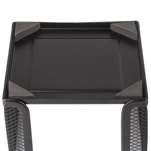 картинка Подставка для бумажного блока, 7,8*10,5*10,5 см, "Germanium", металл, черный, BRAUBERG, 231944 от магазина Альфанит в Кунгуре