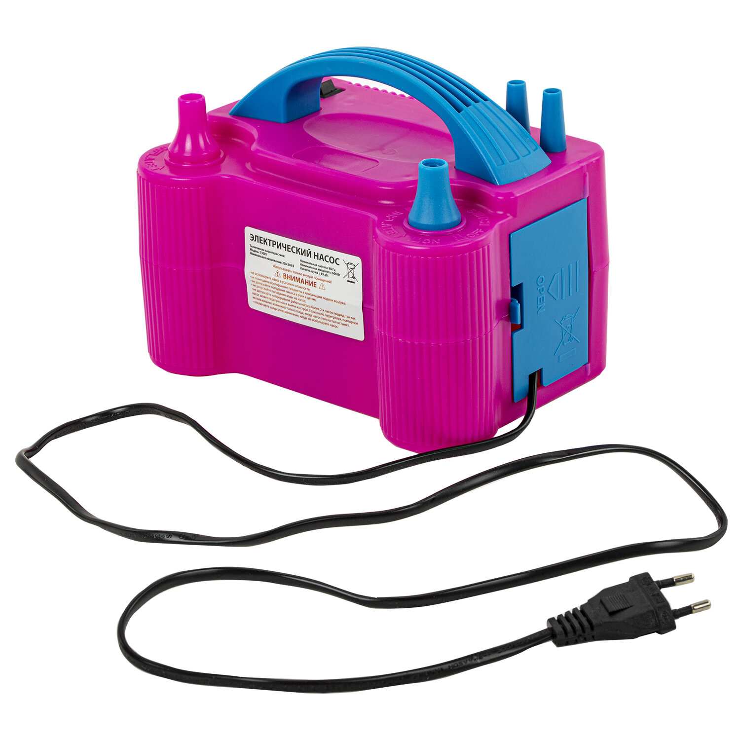 картинка Насос для  шариков, электрический, BRAUBERG KIDS, 591902 от магазина Альфанит в Кунгуре
