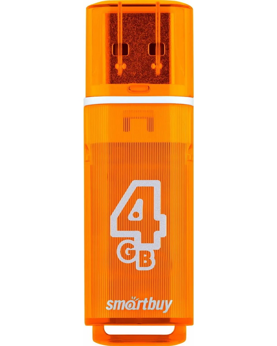 картинка Флеш-диск SmartBuy 4 GB, Glossy, оранжевый, SB4GBGS-Or от магазина Альфанит в Кунгуре
