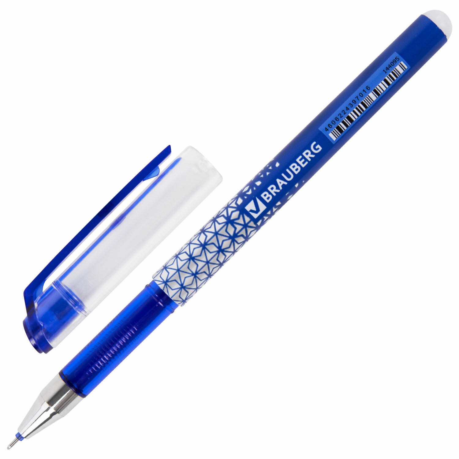 картинка Ручка гелевая стираемая, 0,5 мм, синяя, "REWIND", BRAUBERG, 144095 от магазина Альфанит в Кунгуре