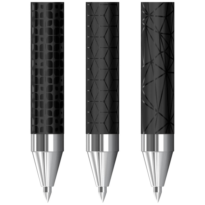 картинка Ручка шариковая, 0,7 мм, синяя, корп. черный, "DoubleBlack", Berlingo, CBp_07007 от магазина Альфанит в Кунгуре