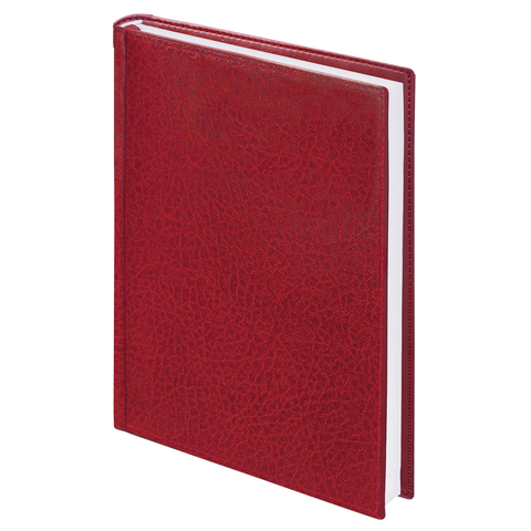 картинка Ежедневник недатированный, А5, 160 л, бордовый, под фактурную кожу, "Profile", BRAUBERG, 123427 от магазина Альфанит в Кунгуре