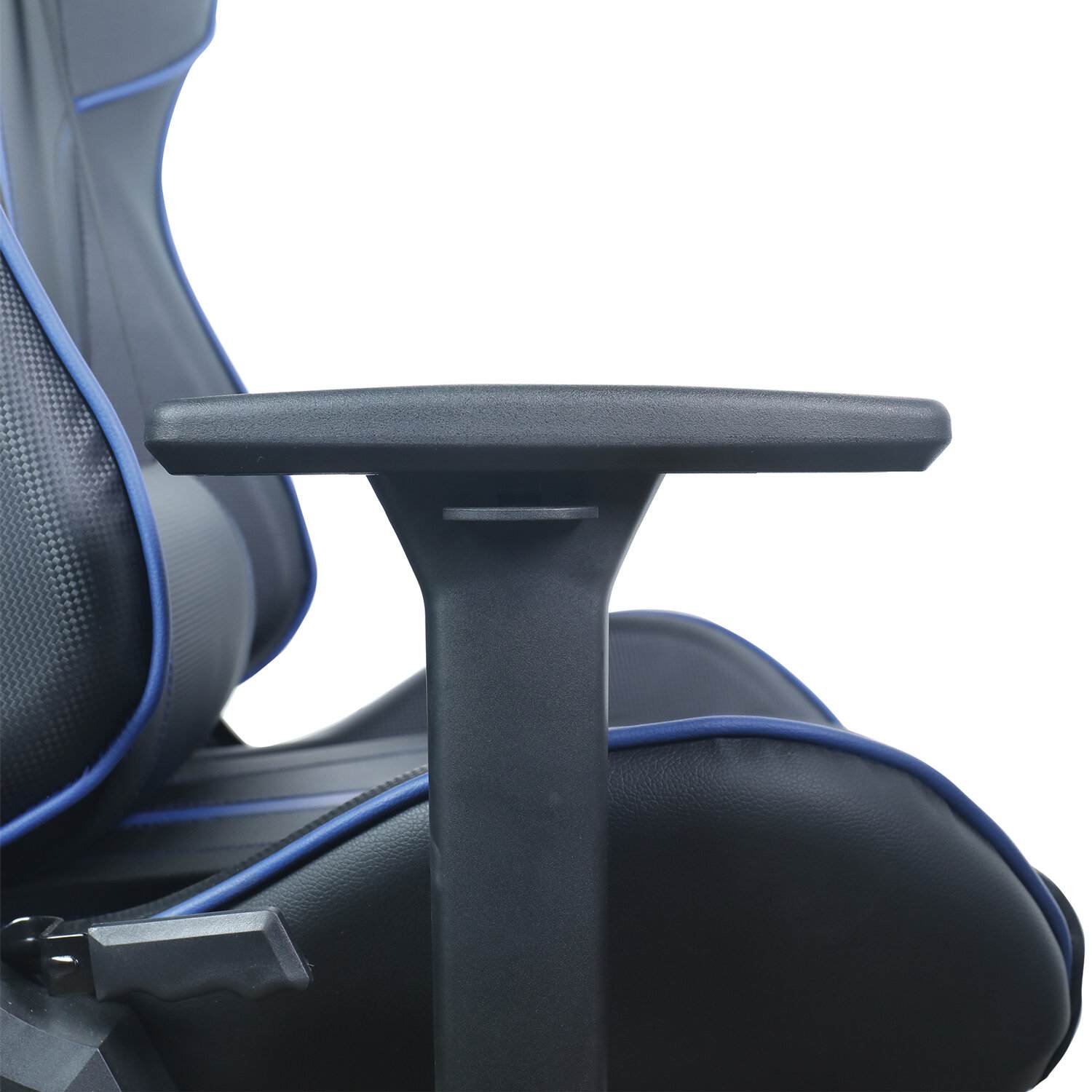 картинка Кресло игровое BRABIX "GT Carbon GM-120", кожзам, черный/синий, 531930 от магазина Альфанит в Кунгуре