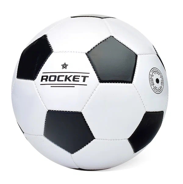 картинка Мяч футбольный, размер 5, ПВХ, ассорти, Rocket, R0129 от магазина Альфанит в Кунгуре