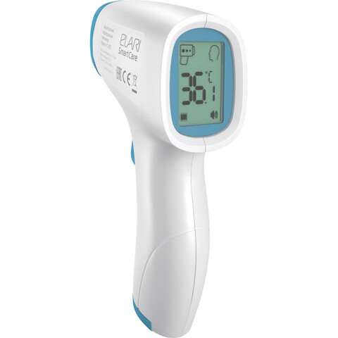 картинка Термометр бесконтактный, инфракрасный, налобный, автоматический, "YC-E13", SMARTCARE, 09659 от магазина Альфанит в Кунгуре