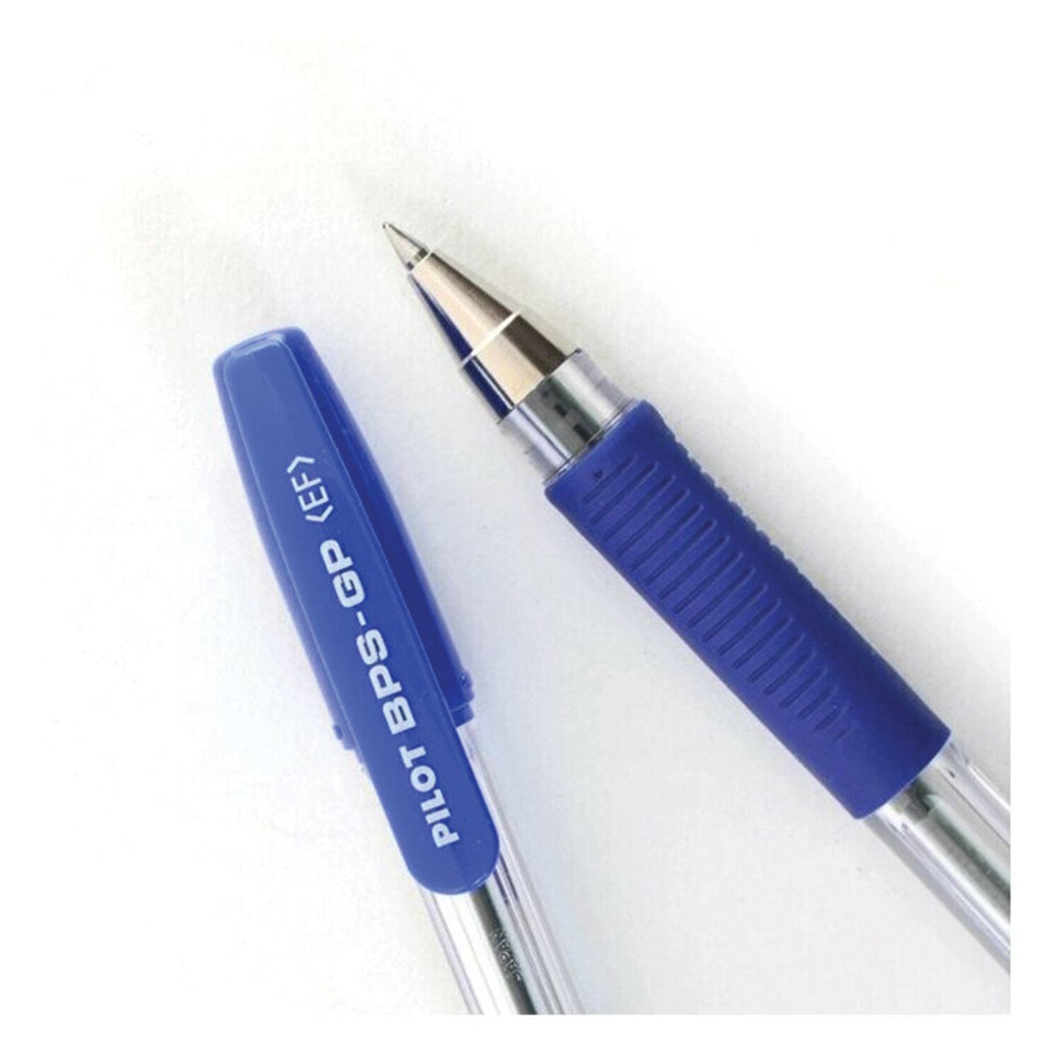картинка Ручка шариковая масляная, 0,5 мм, синяя, корп. прозрачный, грип, "BPS-GP", Pilot, BPS-GP-EF-L от магазина Альфанит в Кунгуре