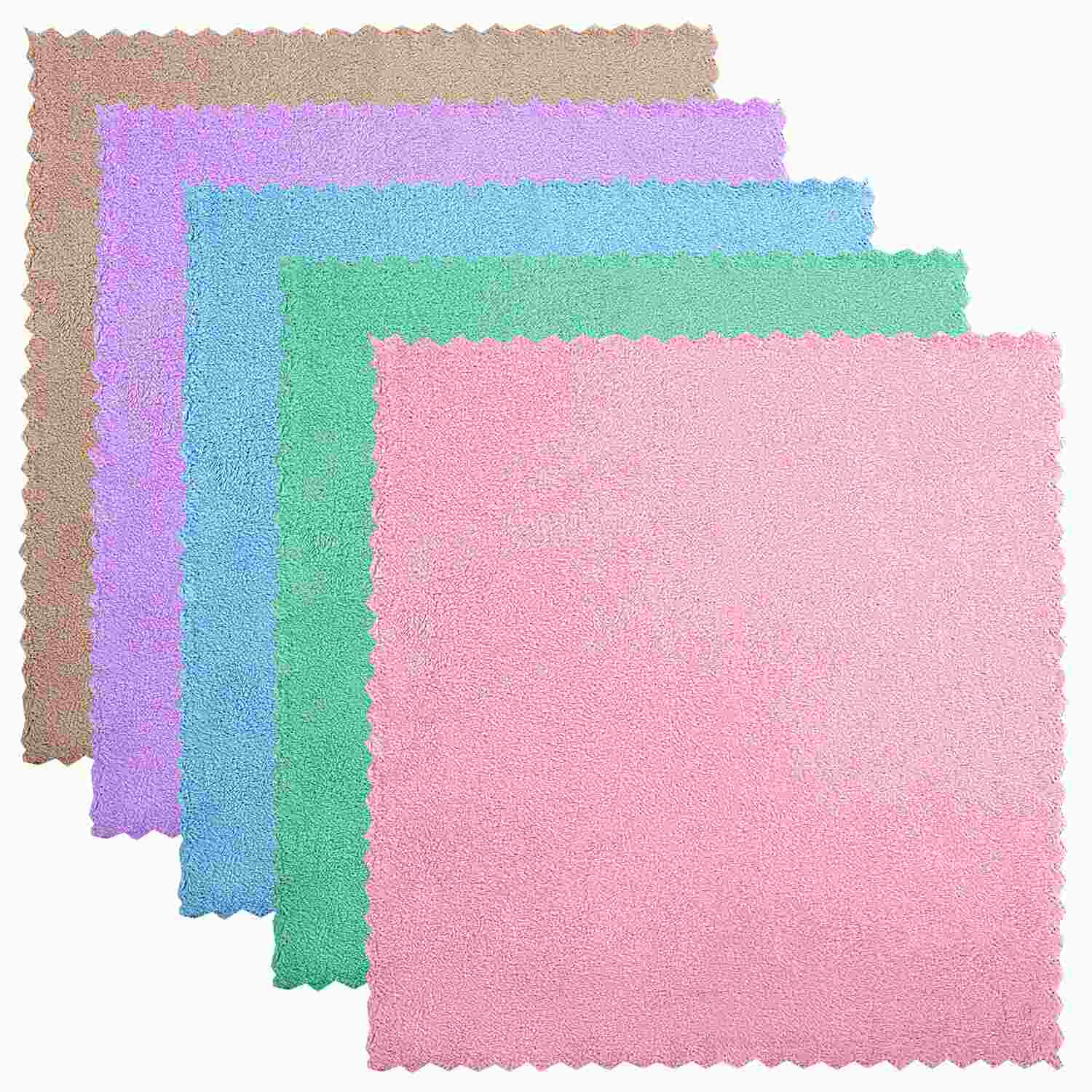 картинка Салфетки из микрофибры, 20 шт, 30*30 см, ассорти, "Pastel", LAIMA, 608444 от магазина Альфанит в Кунгуре