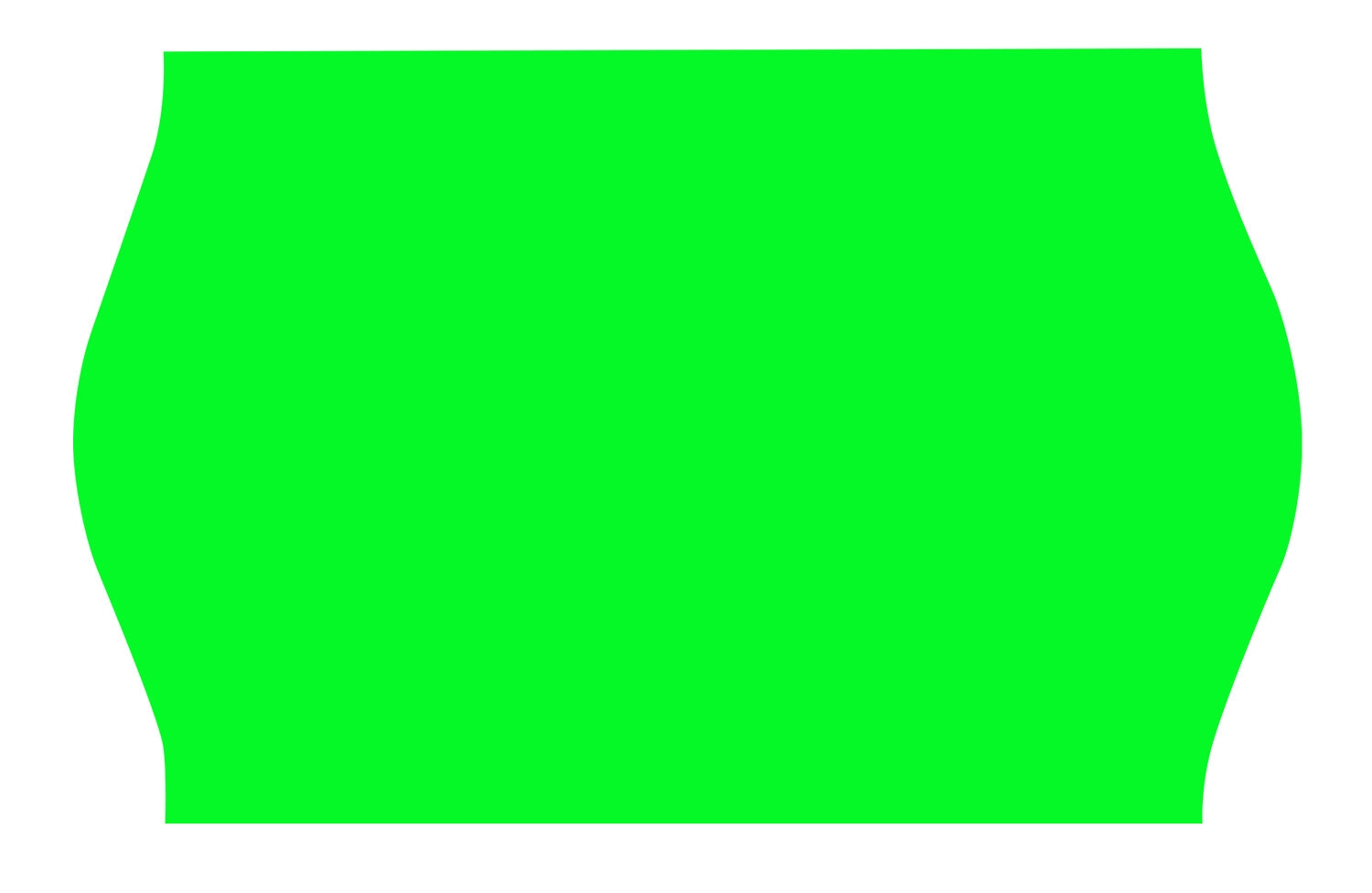 картинка Ценники, 26*12 мм, 5 рул., по 800 шт, волна, зеленый, BRAUBERG, 123575 от магазина Альфанит в Кунгуре