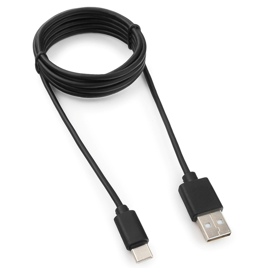 картинка Кабель USB 2.0 USB-USB Type C, 1.8м черный Гарнизон от магазина Альфанит в Кунгуре