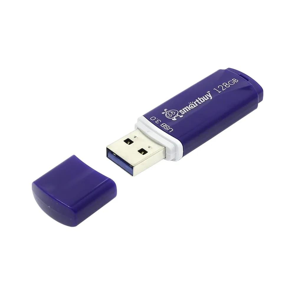 картинка Флеш-диск SmartBuy 128 GB, USB 3.0, Crown, синий, SB128GBCRW-Bl от магазина Альфанит в Кунгуре