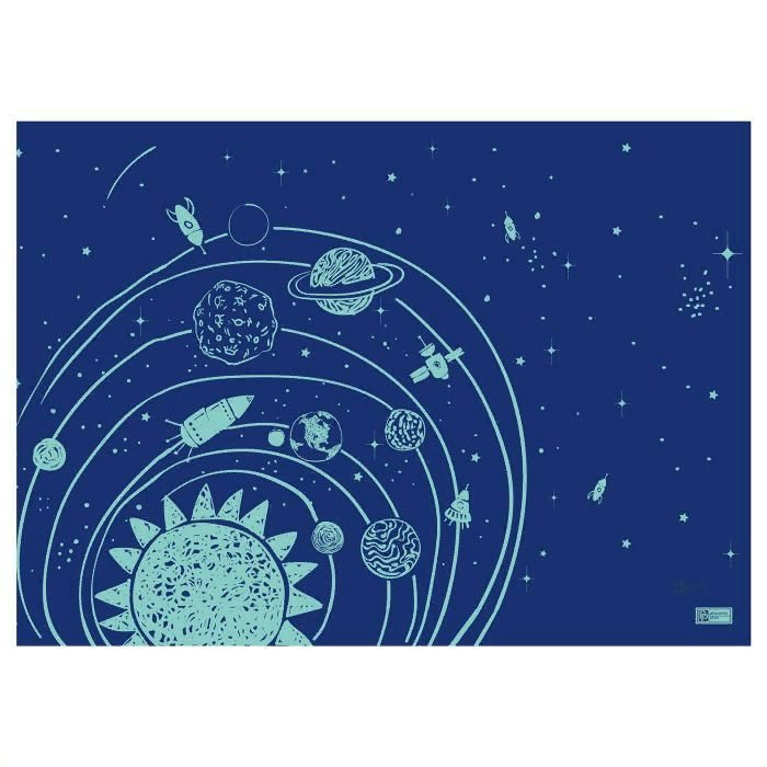 картинка Настольное покрытие, 50*70 см, 140 мкм, пленка, "Космос", Феникс+, 51148 от магазина Альфанит в Кунгуре