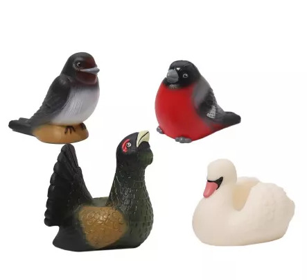 картинка Набор игрушек ПВХ, 4 шт, "Птицы. Коллекция 1", Весна, В4068 от магазина Альфанит в Кунгуре