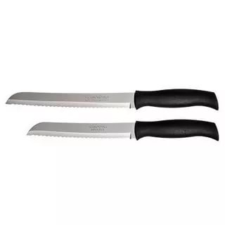картинка Нож кухонный, 18 см, черный, для хлеба, "Athus", Tramontina, 871-162/23082/007 от магазина Альфанит в Кунгуре