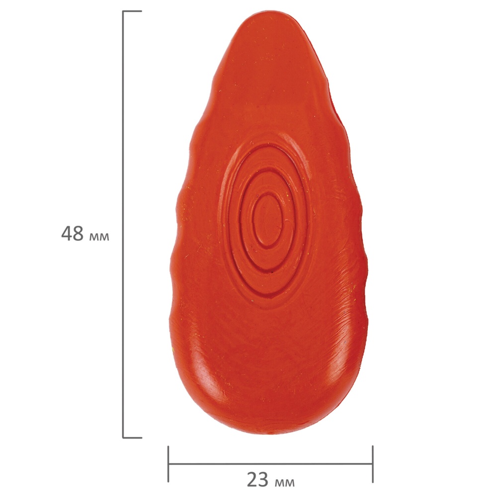 картинка Мелки восковые, 12 цв, 12 шт, фигурный корпус, "Капельки", BRAUBERG, 273094 от магазина Альфанит в Кунгуре