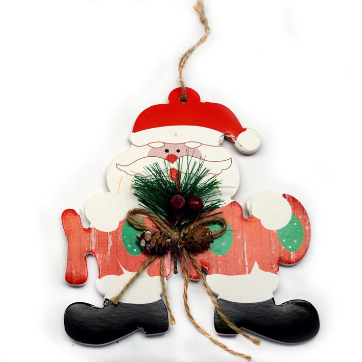 картинка Подвеска новогодняя, 16*17 см, пенопласт, "Дед Мороз", НХТ-2170 от магазина Альфанит в Кунгуре