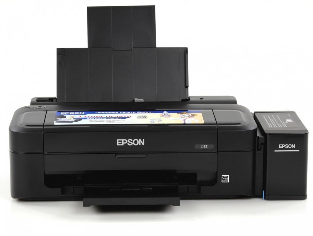 картинка Принтер струйный EPSON L 132, струйный, черный от магазина Альфанит в Кунгуре