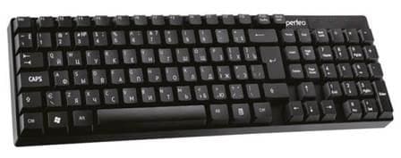 картинка Клавиатура проводная Perfeo 8801 Domino, USB, черный, PF_4511 от магазина Альфанит в Кунгуре