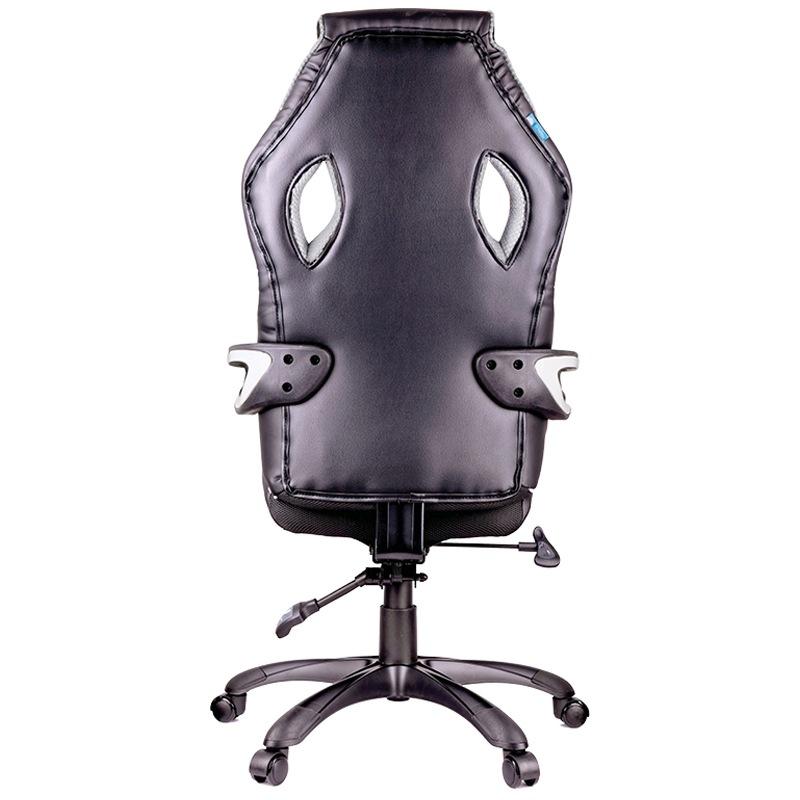 картинка Кресло игровое Helmi "Drift HL-S03", ткань/экокожа, черный/серый, 274807 от магазина Альфанит в Кунгуре
