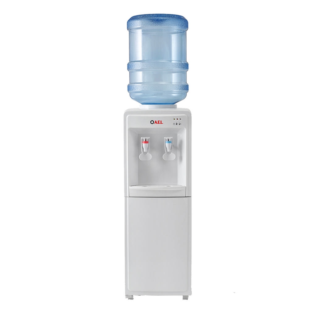 картинка Кулер для воды, напольный, 2 крана, белый, нагрев/охлаждение электронное, со шкафом, "LD-AEL-718C", AEL, 211 от магазина Альфанит в Кунгуре