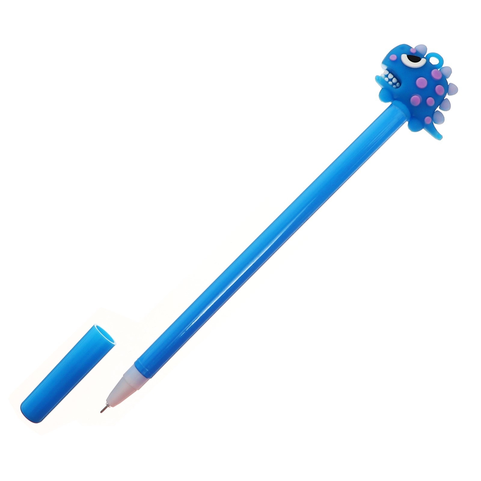 картинка Ручка фигурная гелевая, синяя, корп. ассорти, "Зверушки", Calligrata, 9922511 от магазина Альфанит в Кунгуре