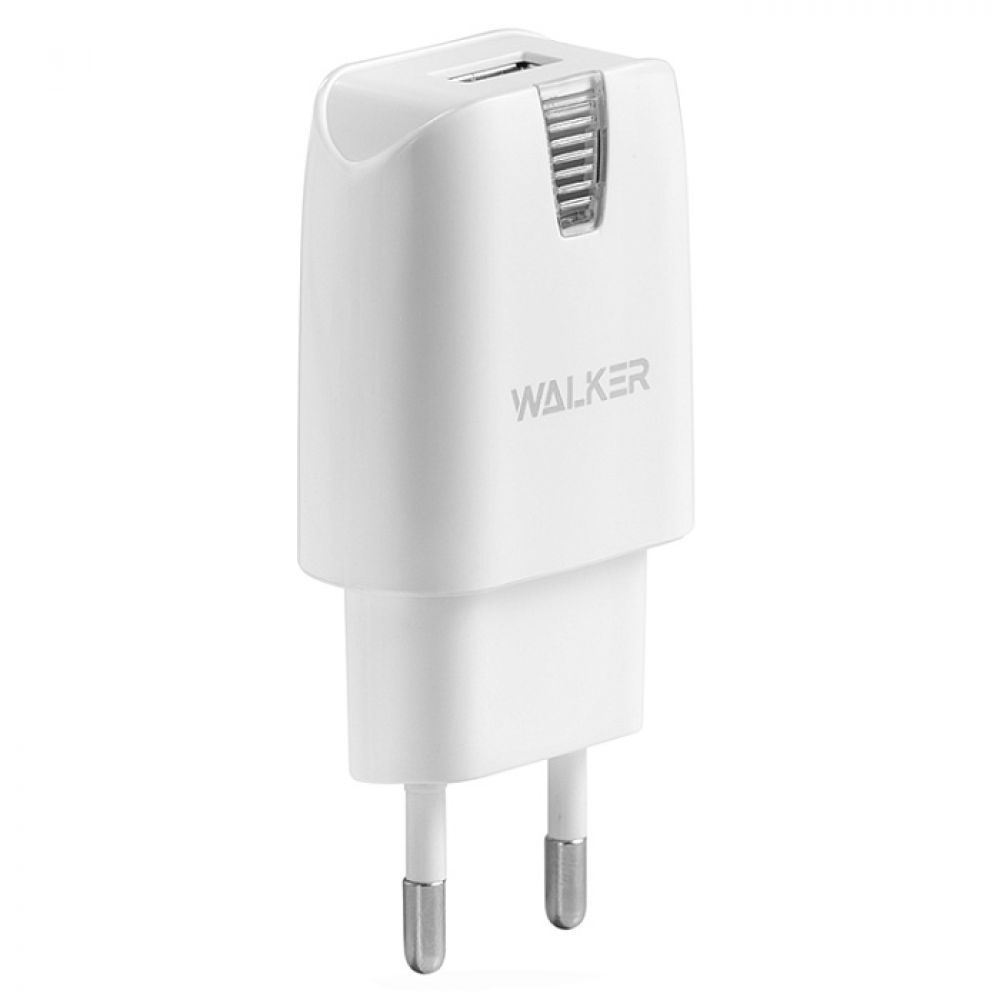 картинка Сетевое зарядное устройство Walker WH-11, 1 USB, 1 А, 5 Вт, белый от магазина Альфанит в Кунгуре
