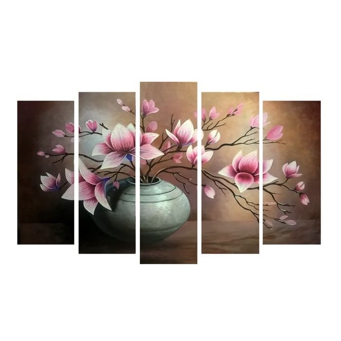 картинка Картина модульная, на подрамнике, "Цветы в вазе", 3480936 от магазина Альфанит в Кунгуре